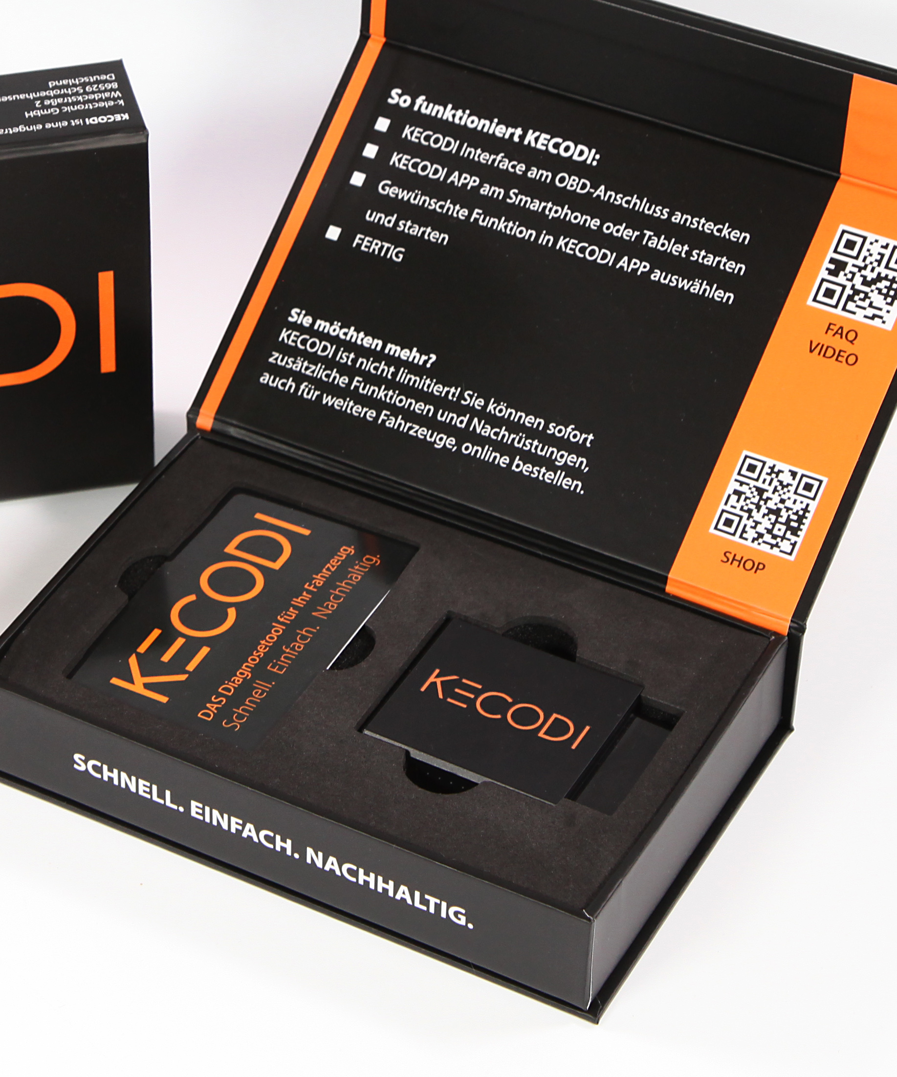 detailbild produktverpackung elektronik kecodi